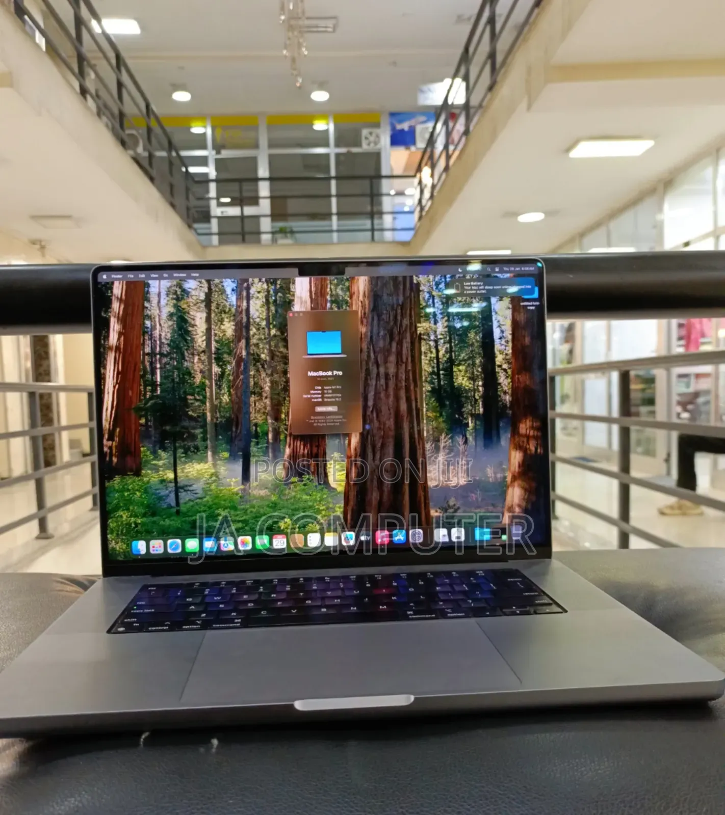 New Laptop Apple MacBook Pro 2021 M1 16GB Apple M1 Pro SSD 1T