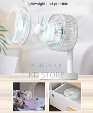 Rechargeable Foldable Table Fan