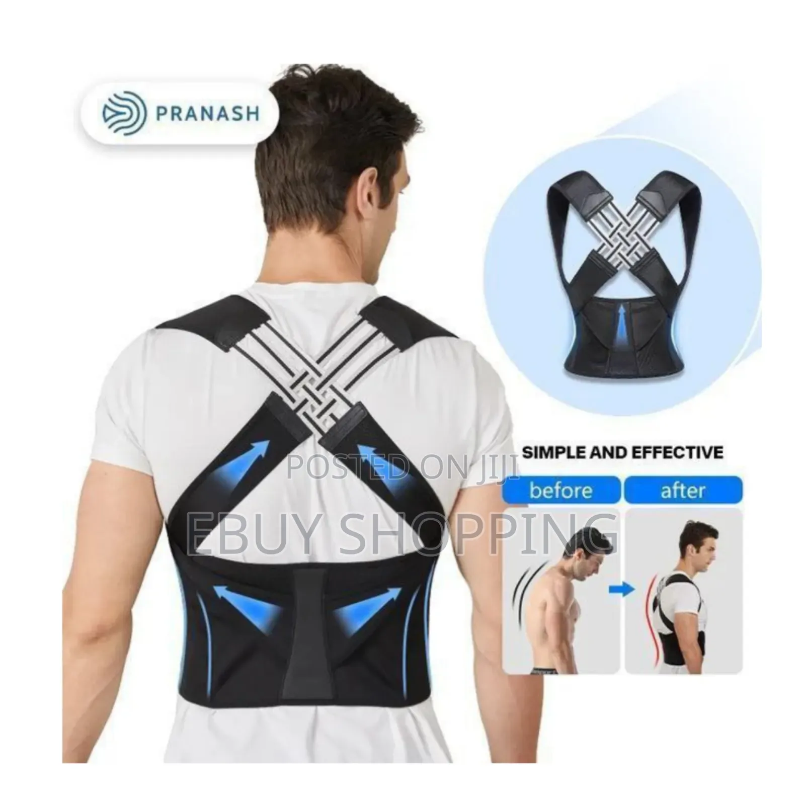 Unisex Posture Brace for Improved Posture Confidence