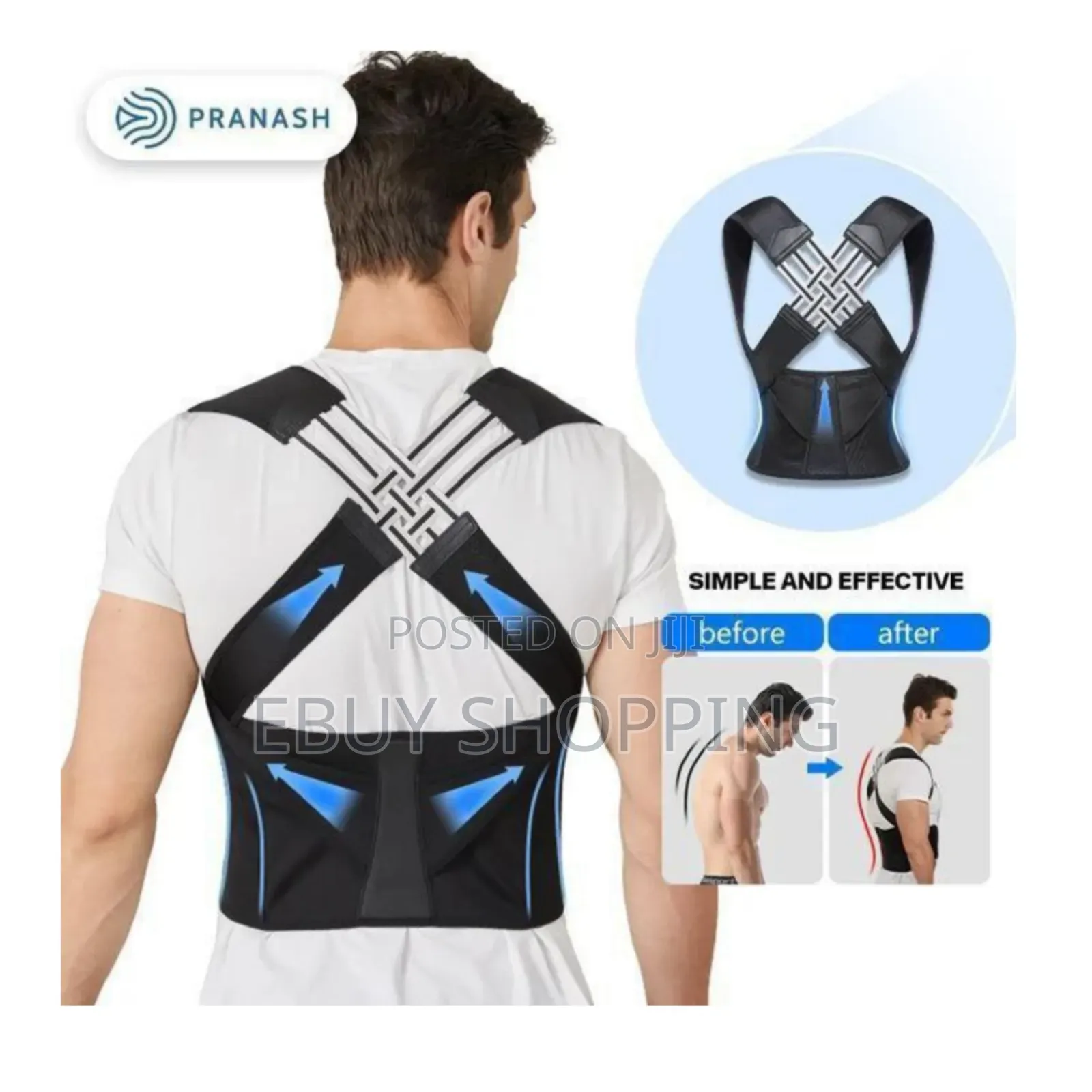 Posture Corrector Belt Xl-3xl - For Larger Frames