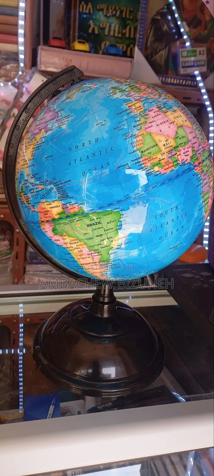 20 Cm 360° Rotating Interactive Globe