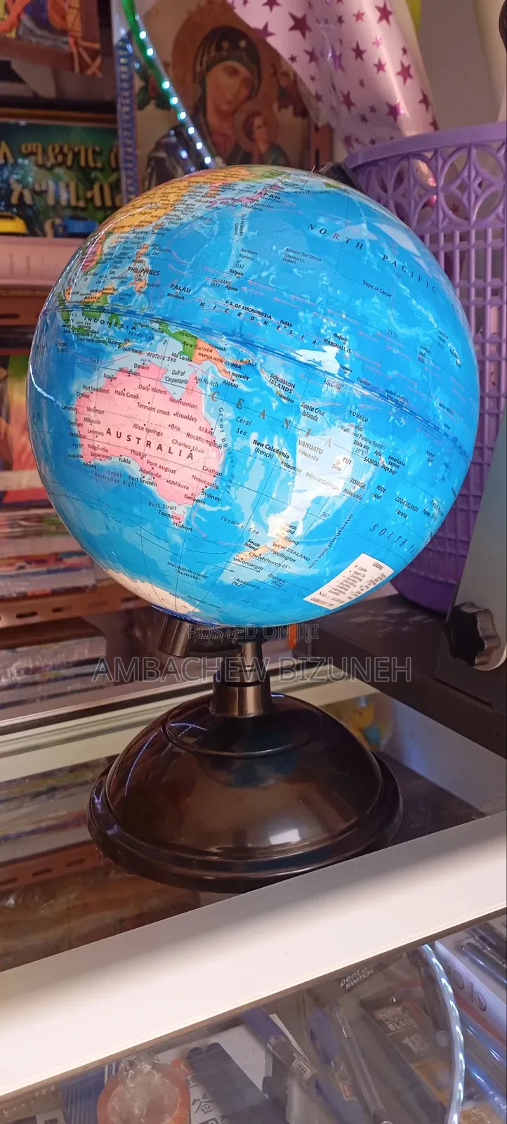20 Cm 360° Rotating Interactive Globe