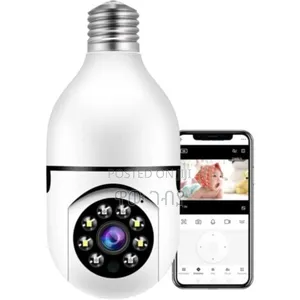Photo - Bulb Rotating Security Camera 360°