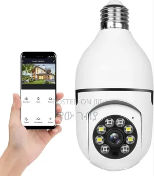 Bulb Rotating Security Camera 360°