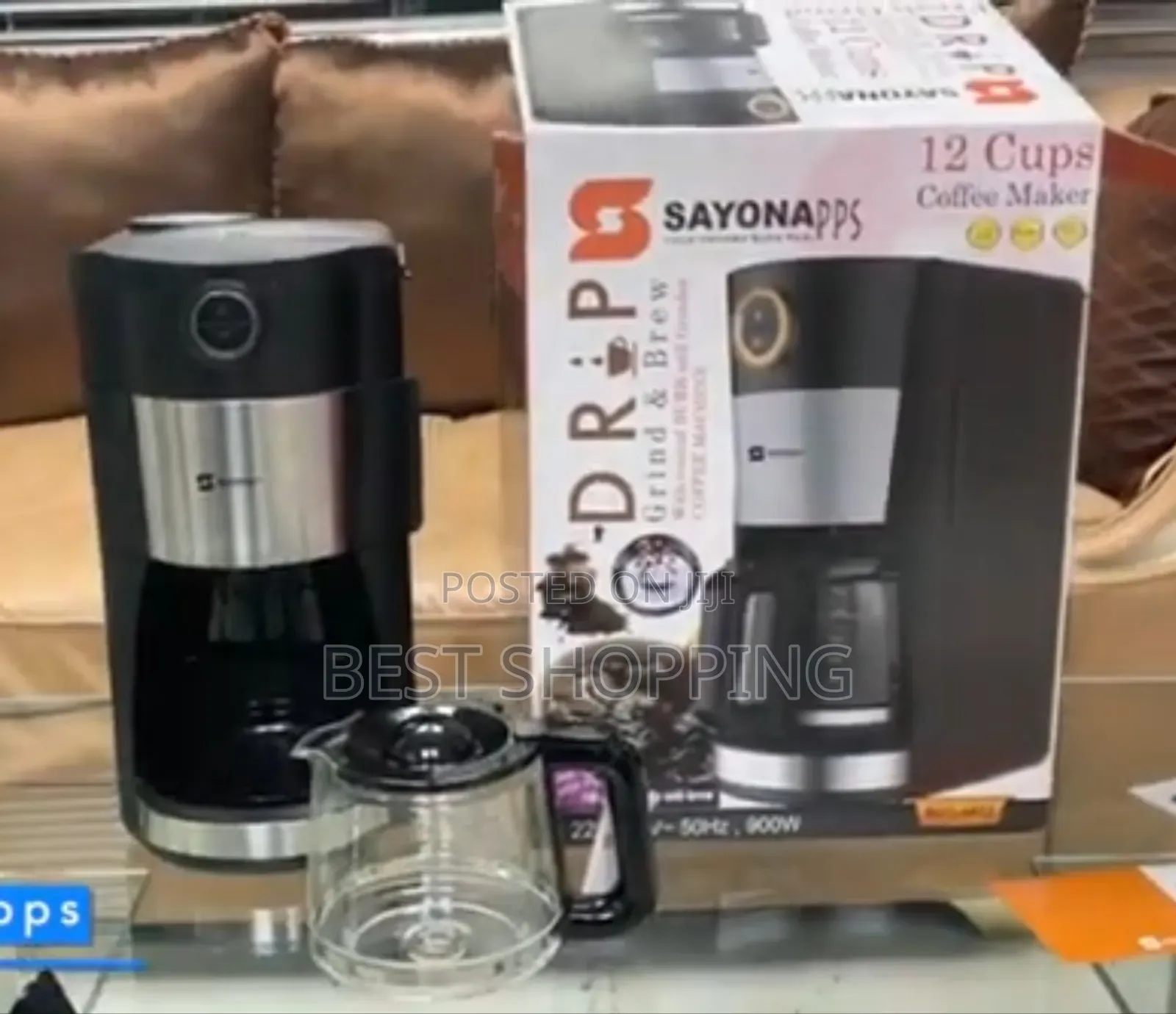 Sayona Drip Grind Brew Coffee Maker Americano Coffee 12 Cups