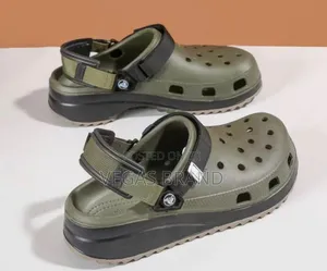 Photo - Crocs Sliper Clogs Dark Green Master Quality Shoes