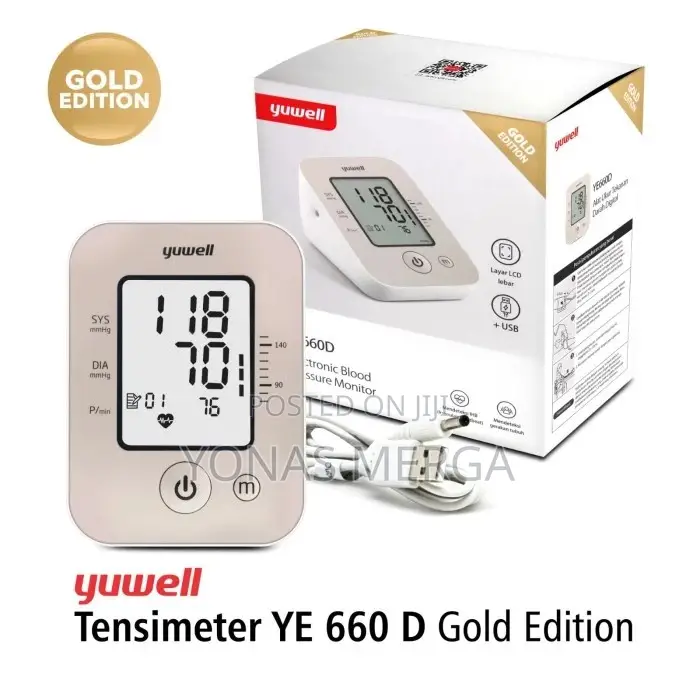 Digital Yuwell Blood Pressure Machine፪€Rechargeable Bpm$Bpm