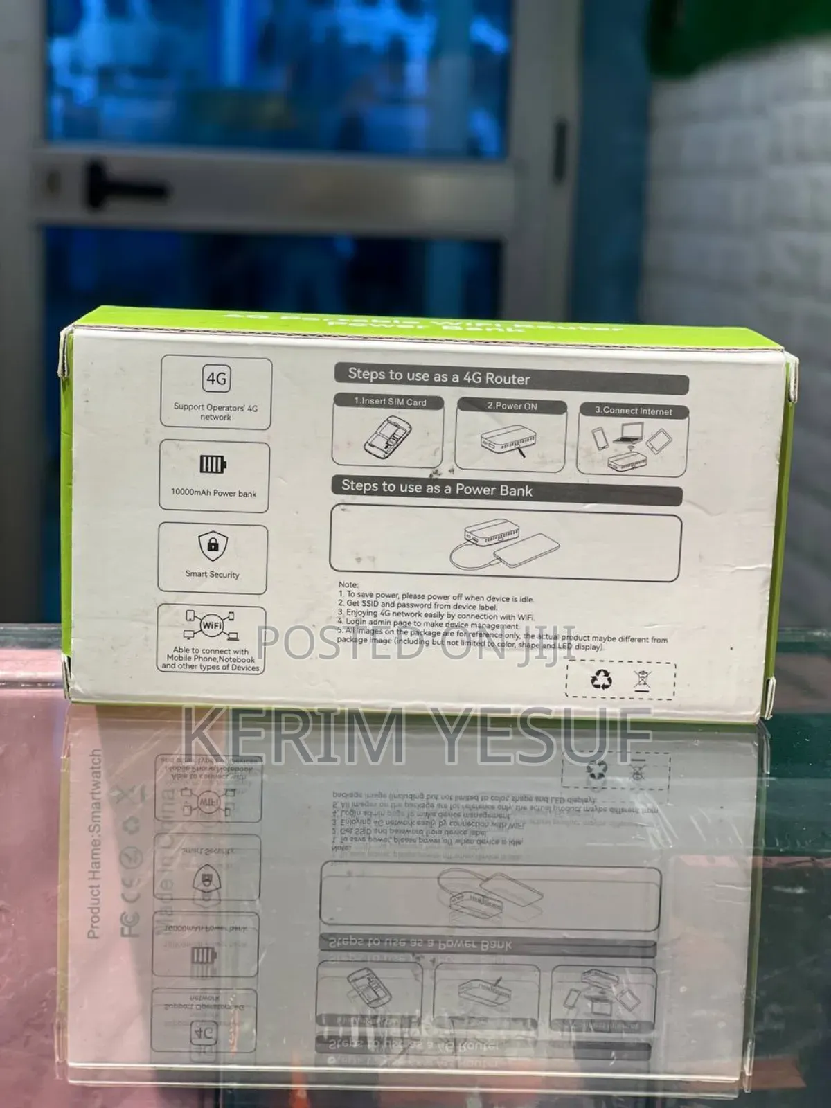 2 in 1 ሁለት በአንድ ( Wifi +Power Bank)