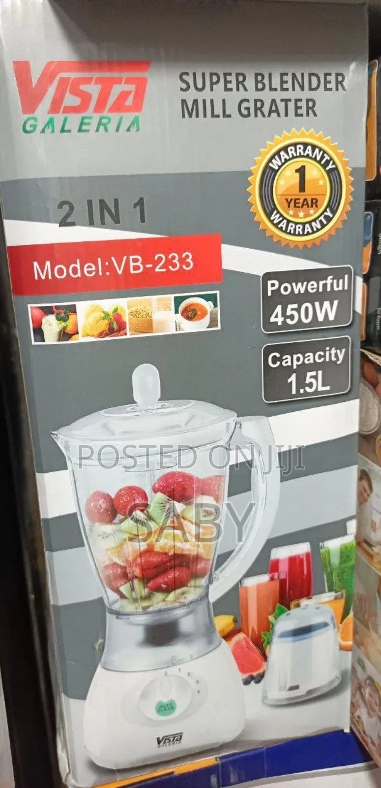 Vista 2 in 1 Blender