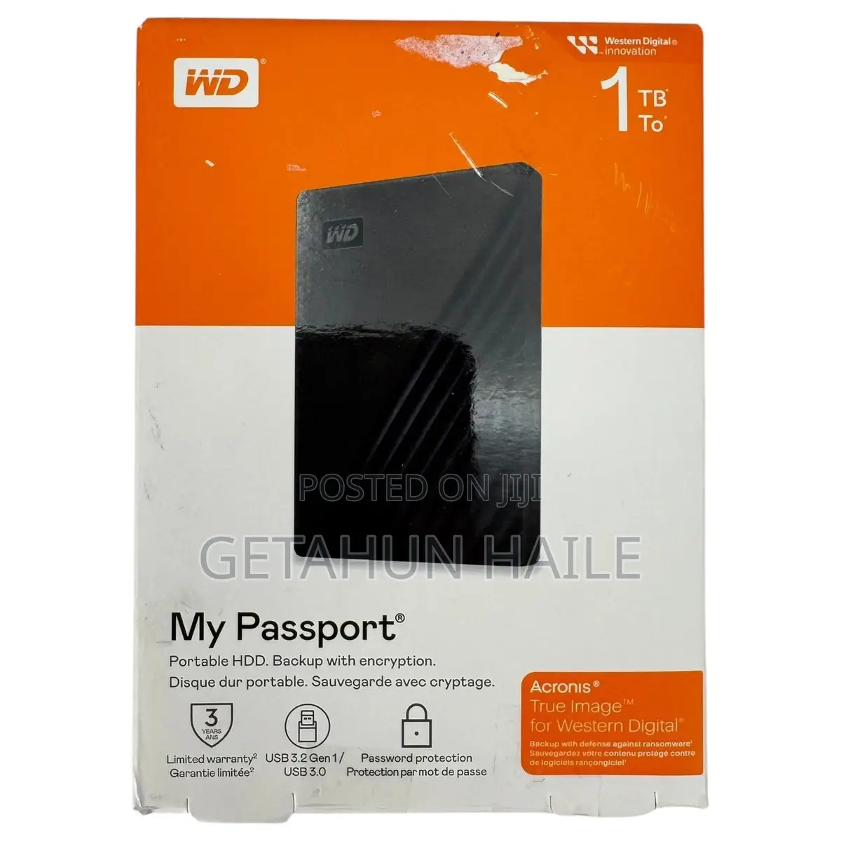 1tb Wd My Passport External Hard Disk (1tb Hard Drive)