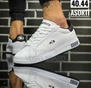 Lacoste Men's White Sneaker Low Master Quality Shoes
