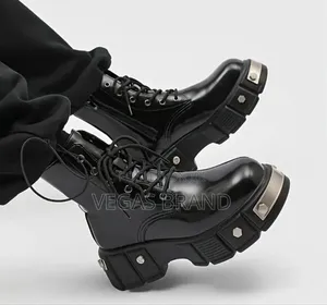 Photo - Men's Style Chunky Boots Master Quality Shoes