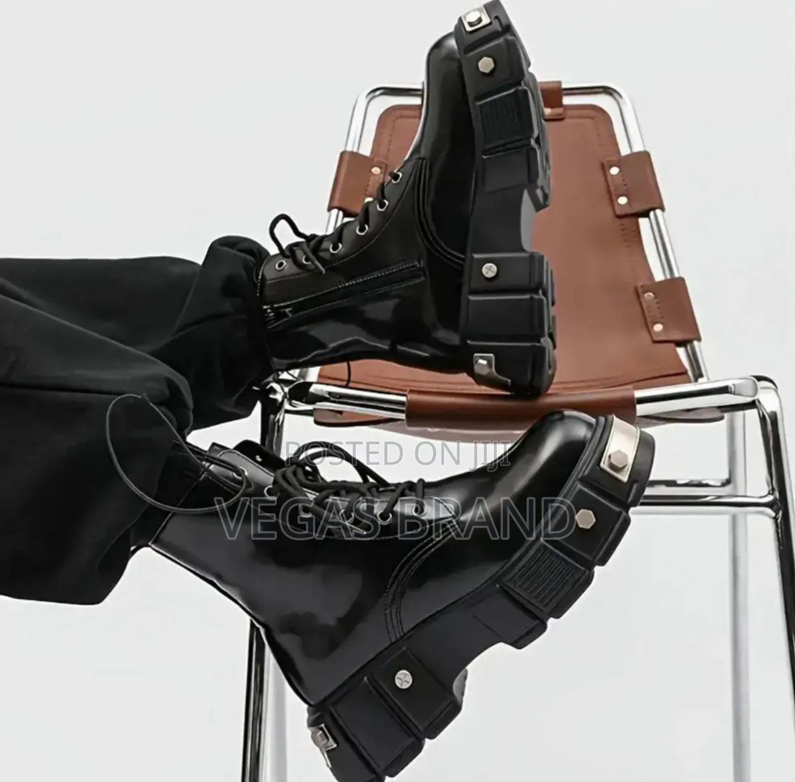 Men's Style Chunky Boots Master Quality Shoes