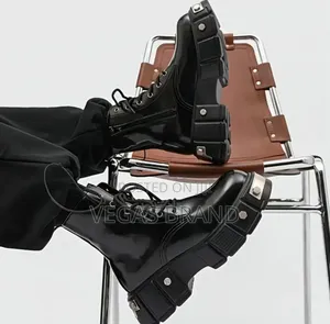 Men's Style Chunky Boots Master Quality Shoes