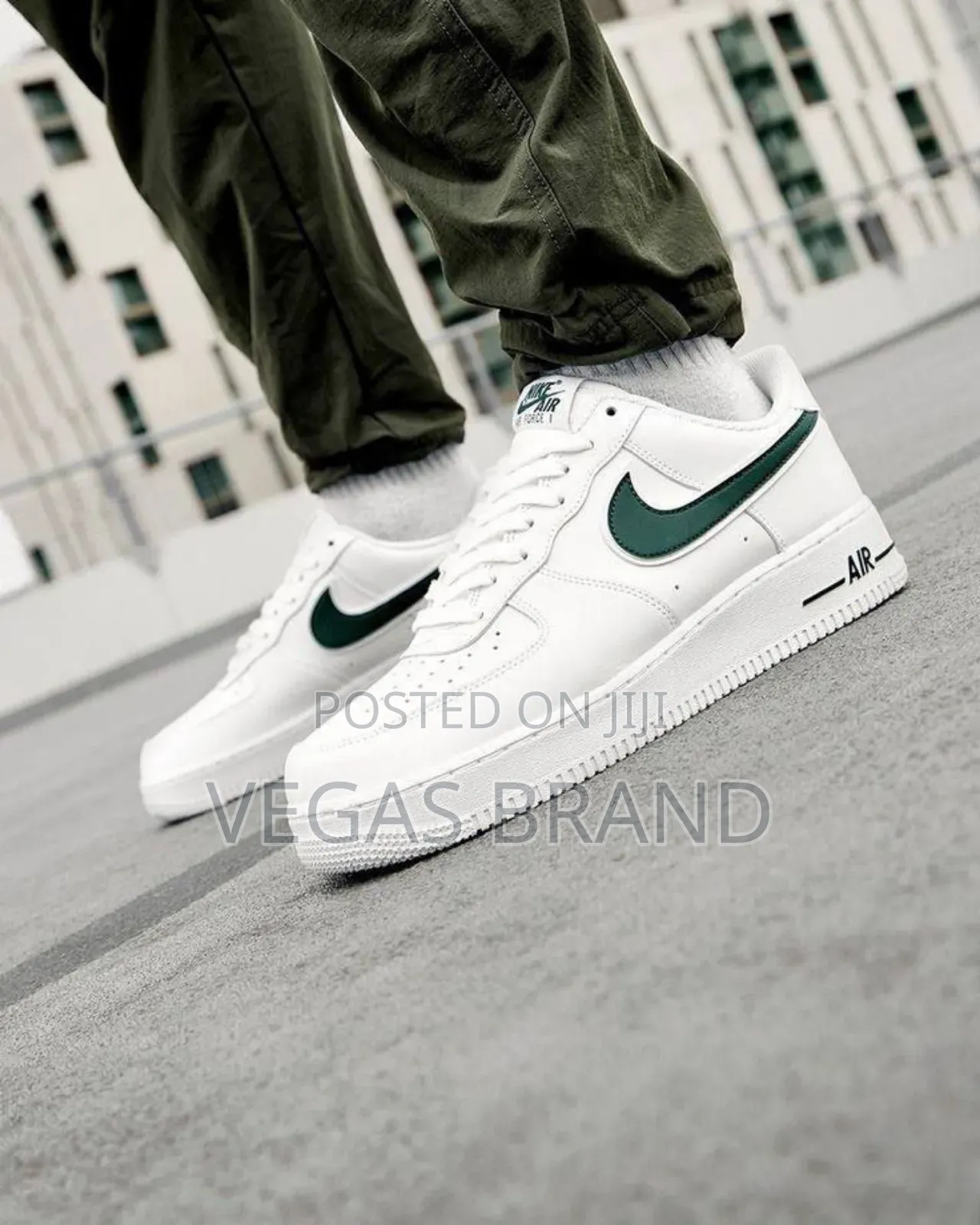 Nike Air Force 1 Low White Green Mark Master Quality Shoes