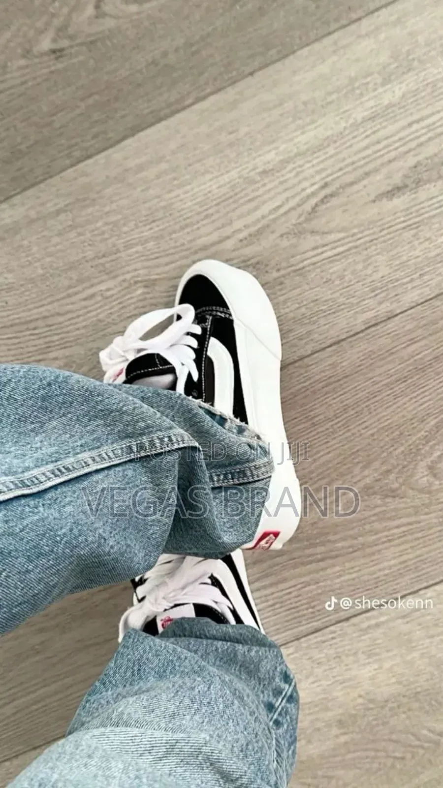 Vans Knu Skool Black White Master Quality Shoes