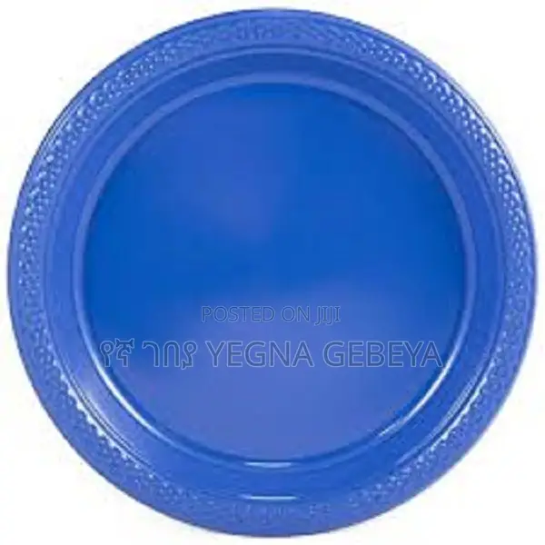 20pcs Round Plastic Plates for Cakes