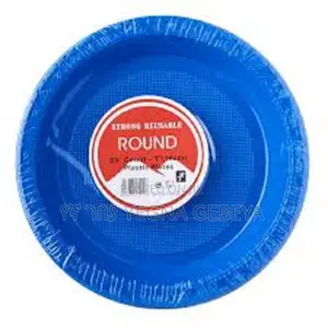 20pcs Round Plastic Plates for Cakes