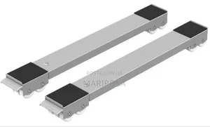 Photo - Adjustable Moving Roller Wheels Stand With Brake