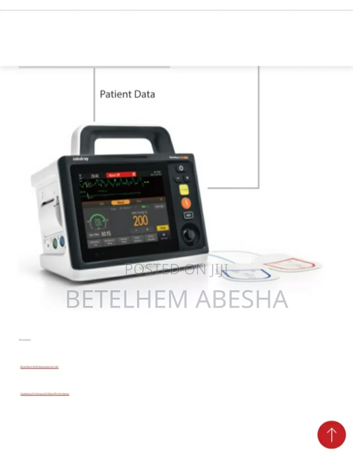 Bene Heart D30 Defibrillator