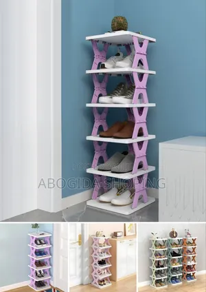 Space-Saving Durable 6 Layer Shoe Rack –