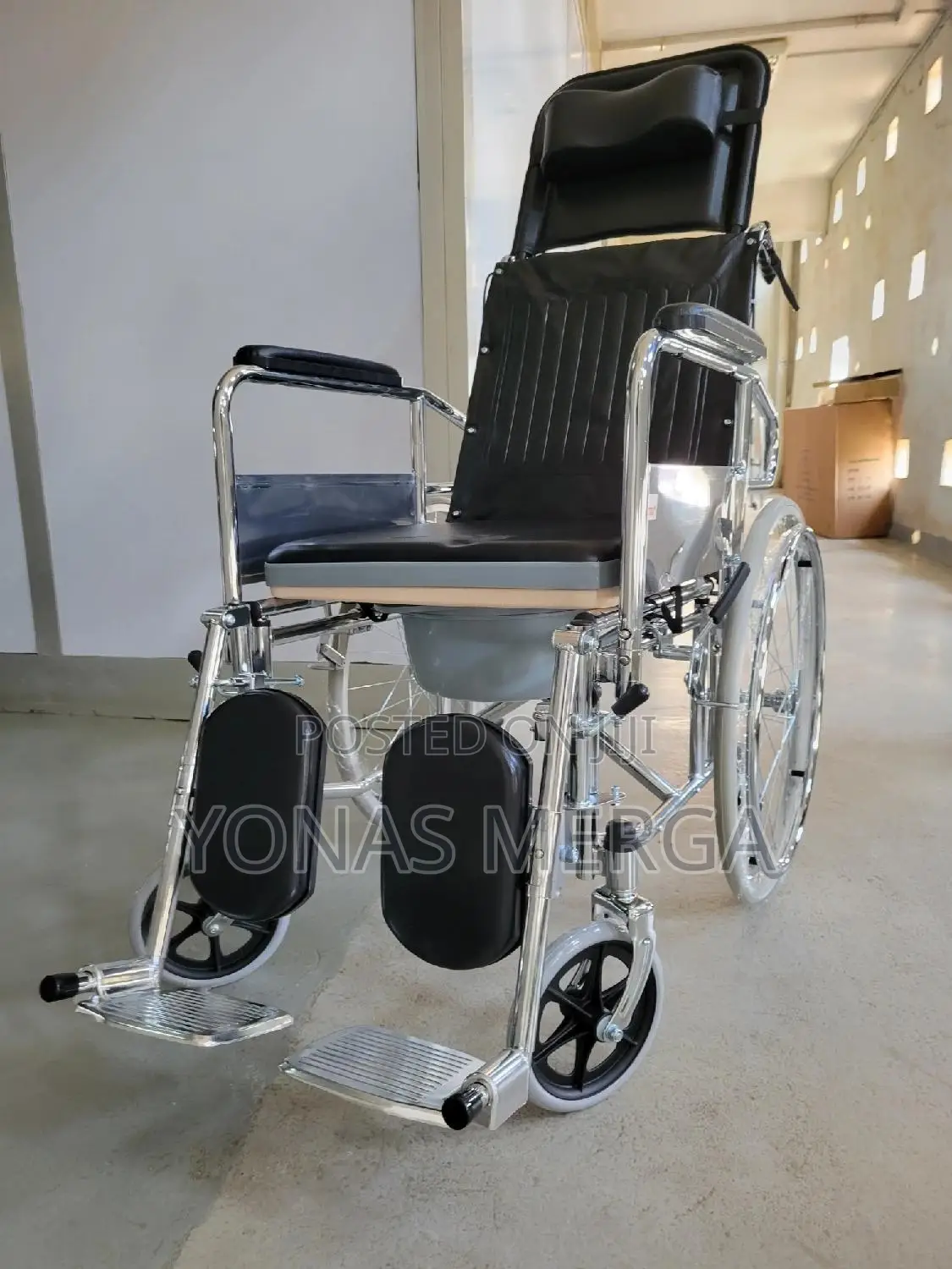 Commode:Facility Toileting Wheelchair፶闒leather Toilet Seat