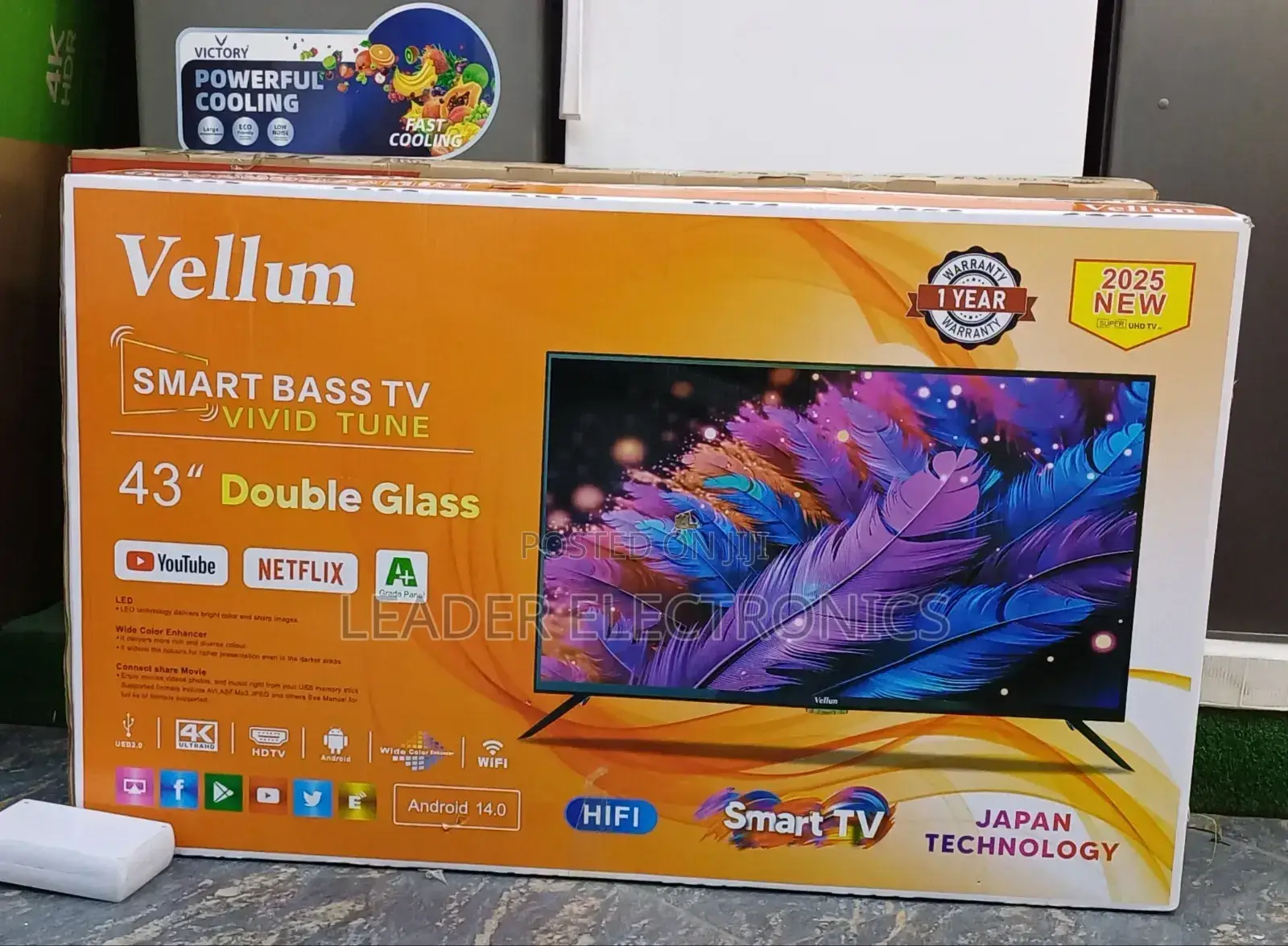 Vellum Tv 43 Inch Smart Android New 2025