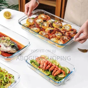 Photo - Tempered Glass Bakeware Set 3pcs
የመስታዎት ፓትራዎች