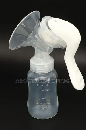 Photo - Portable Manual Breast Pump With Natural Bottle Teat