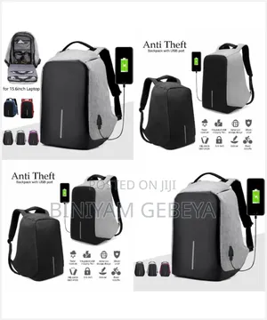 Original የራሱ Usb መሰኪያ ያለው Anti-Theft Lightweight Backpack