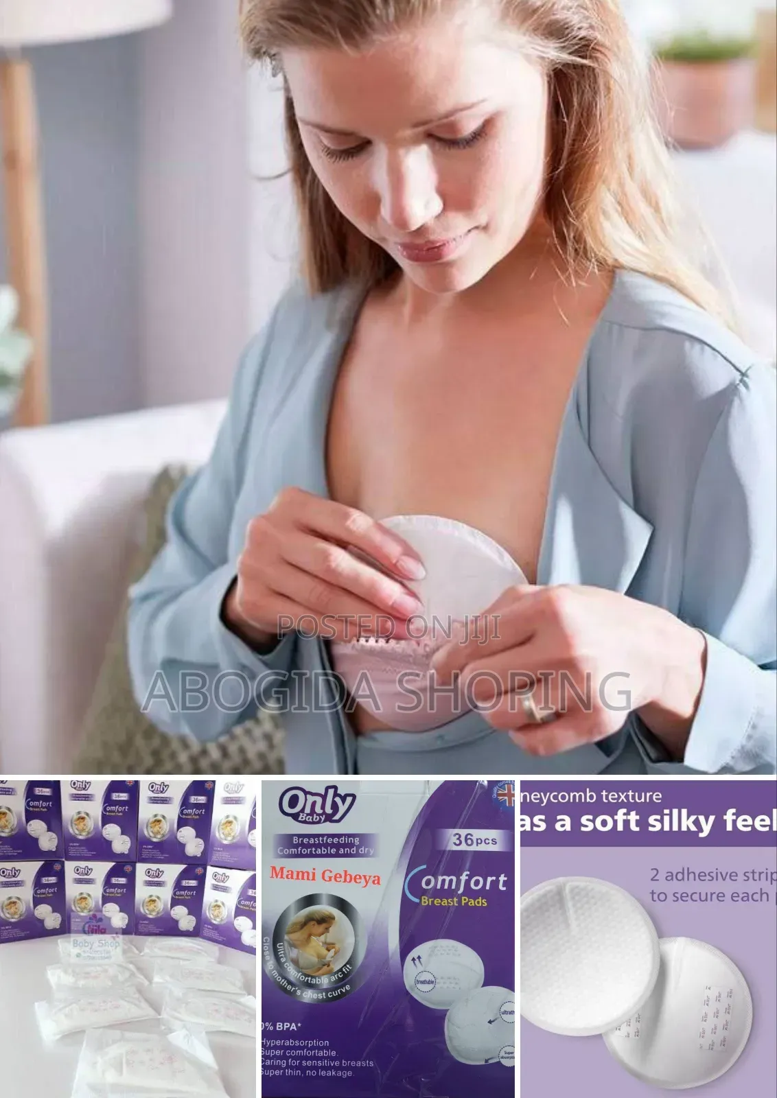 Ultra-Absorbent 36pcs Baby Breast Pads