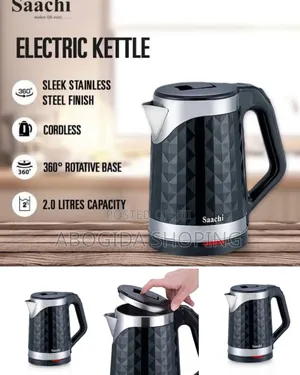 Photo - Saachi 2.0l Stainless Steel Electric Kettle – 2200w