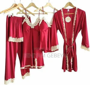 High Quality 5pcs Ladies Sleepwear Pyjamas