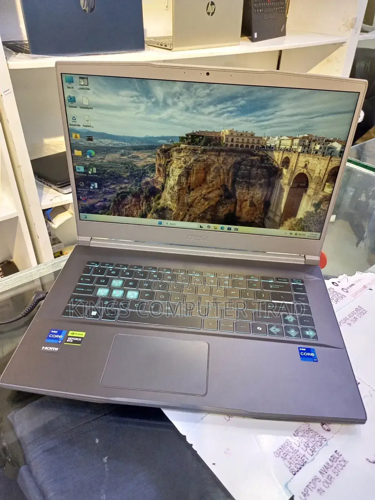 New Laptop MSI GF63 16GB Intel Core I7 SSD 1T