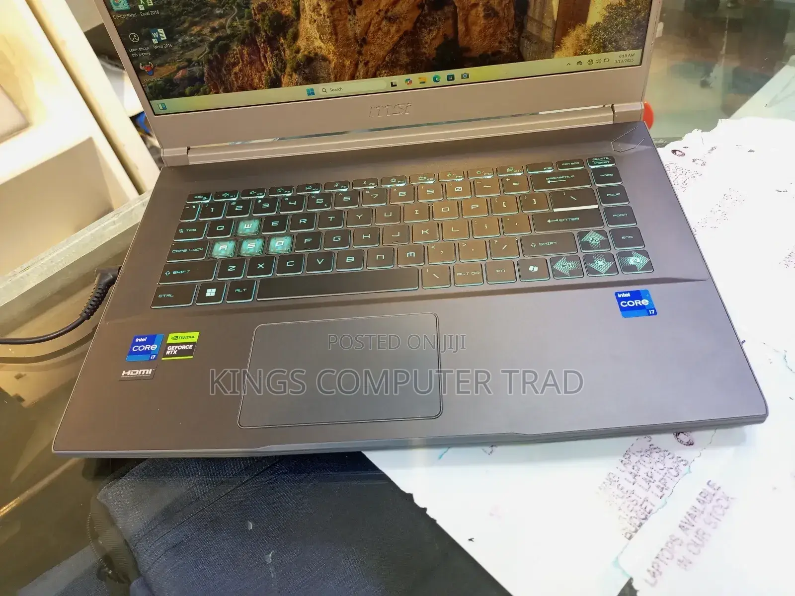 New Laptop MSI GF63 16GB Intel Core I7 SSD 1T