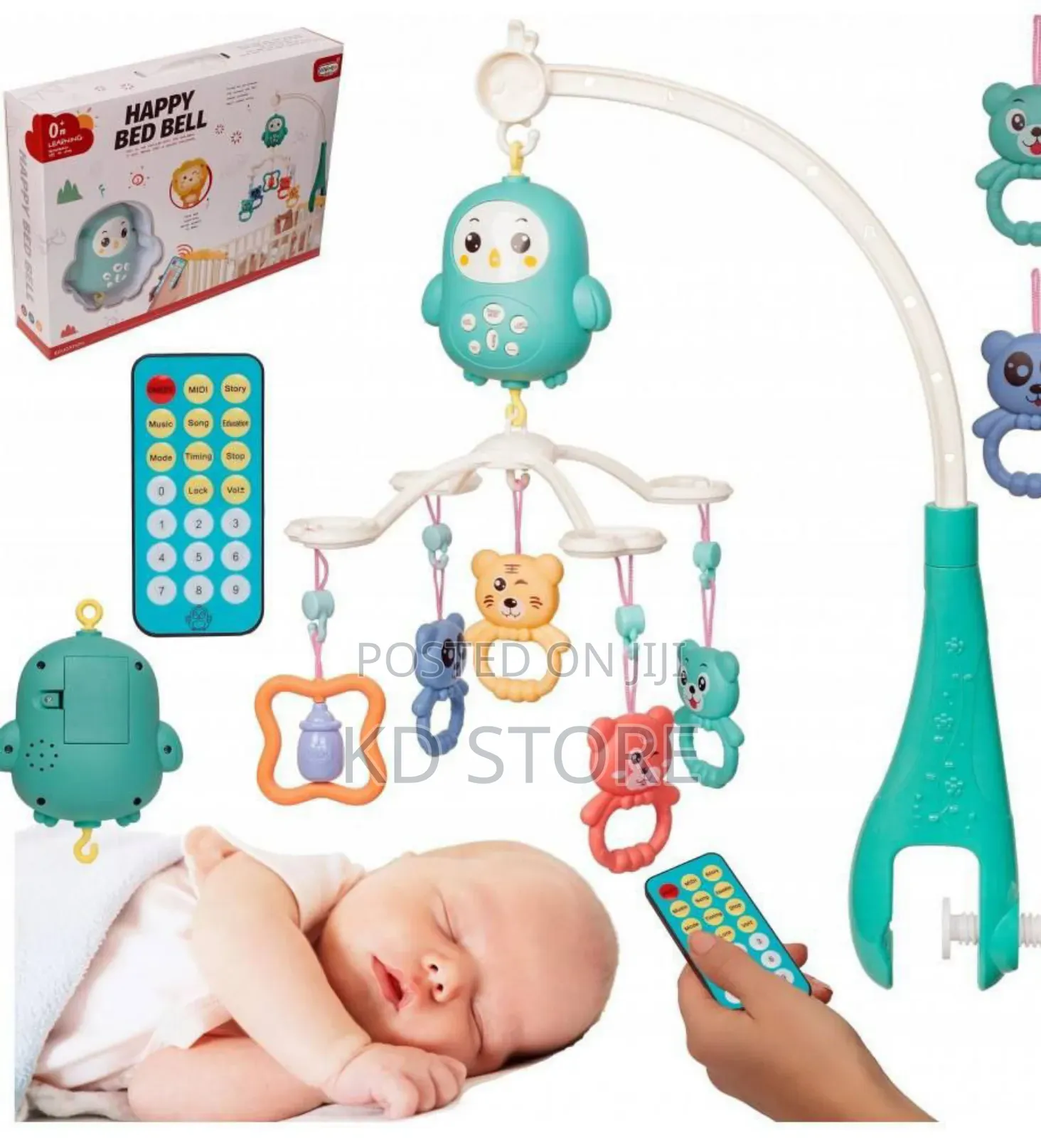 Baby Bed Bell With Det በሪሞት የሚሰራ በጣም ዘመናዊ ዕቃ