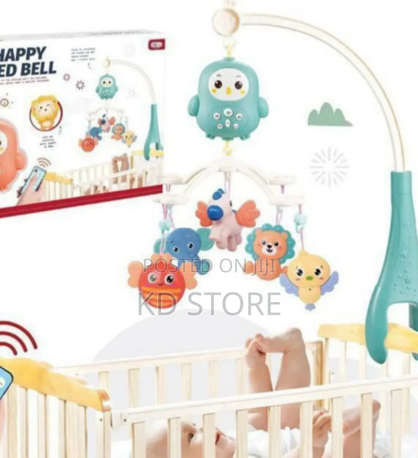 Baby Bed Bell With Det በሪሞት የሚሰራ በጣም ዘመናዊ ዕቃ