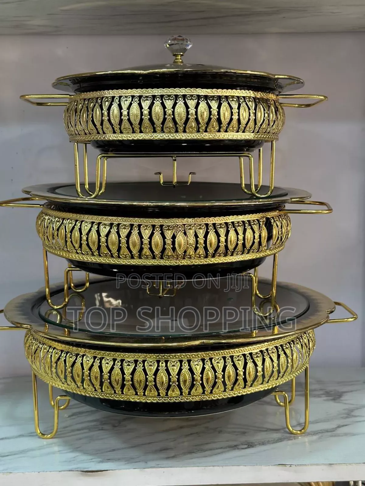 Food Warmer Chafing Dish የምግብ ማሞቂያ እና ማቅረቢያ