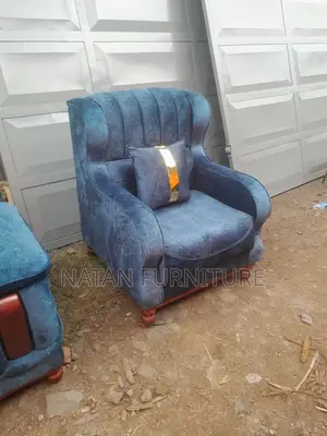 ሶፋ Sofa Full Set Made of ማለዳ Hd#1 Sponge Qlty Wood Materal