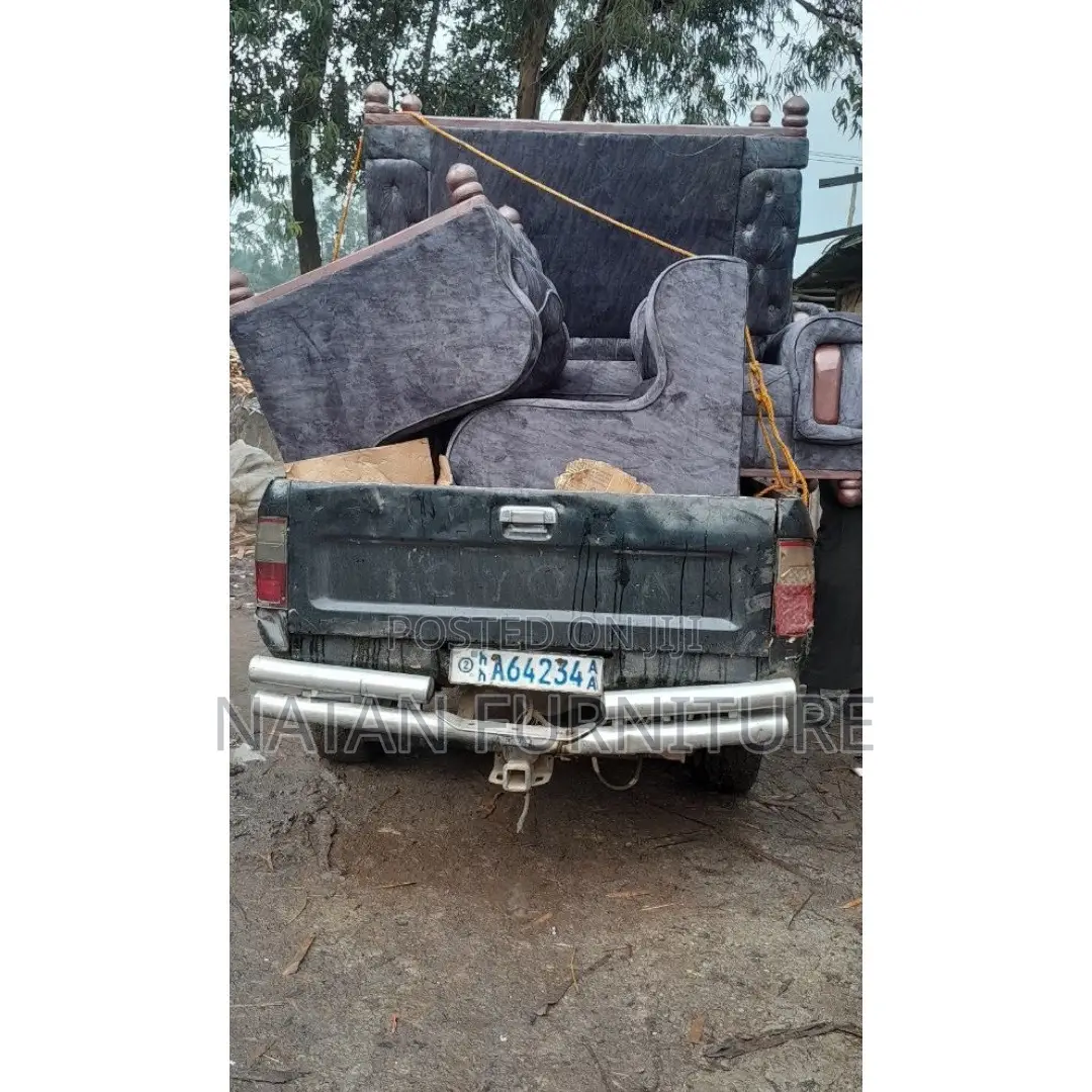 ሶፋ Sofa Full Set Made of ማለዳ Hd#1 Sponge Qlty Wood Materal