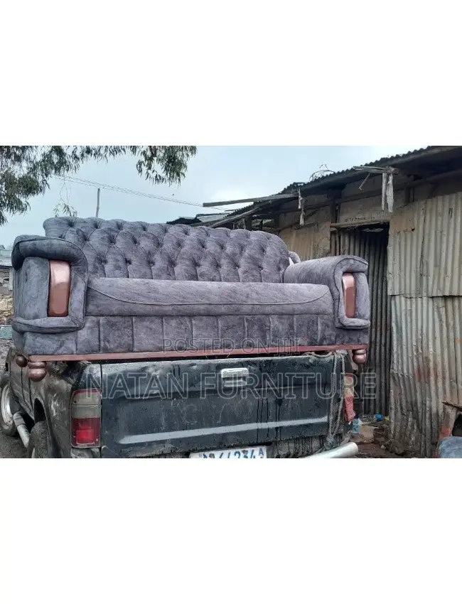 ሶፋ Sofa Full Set Made of ማለዳ Hd#1 Sponge Qlty Wood Materal