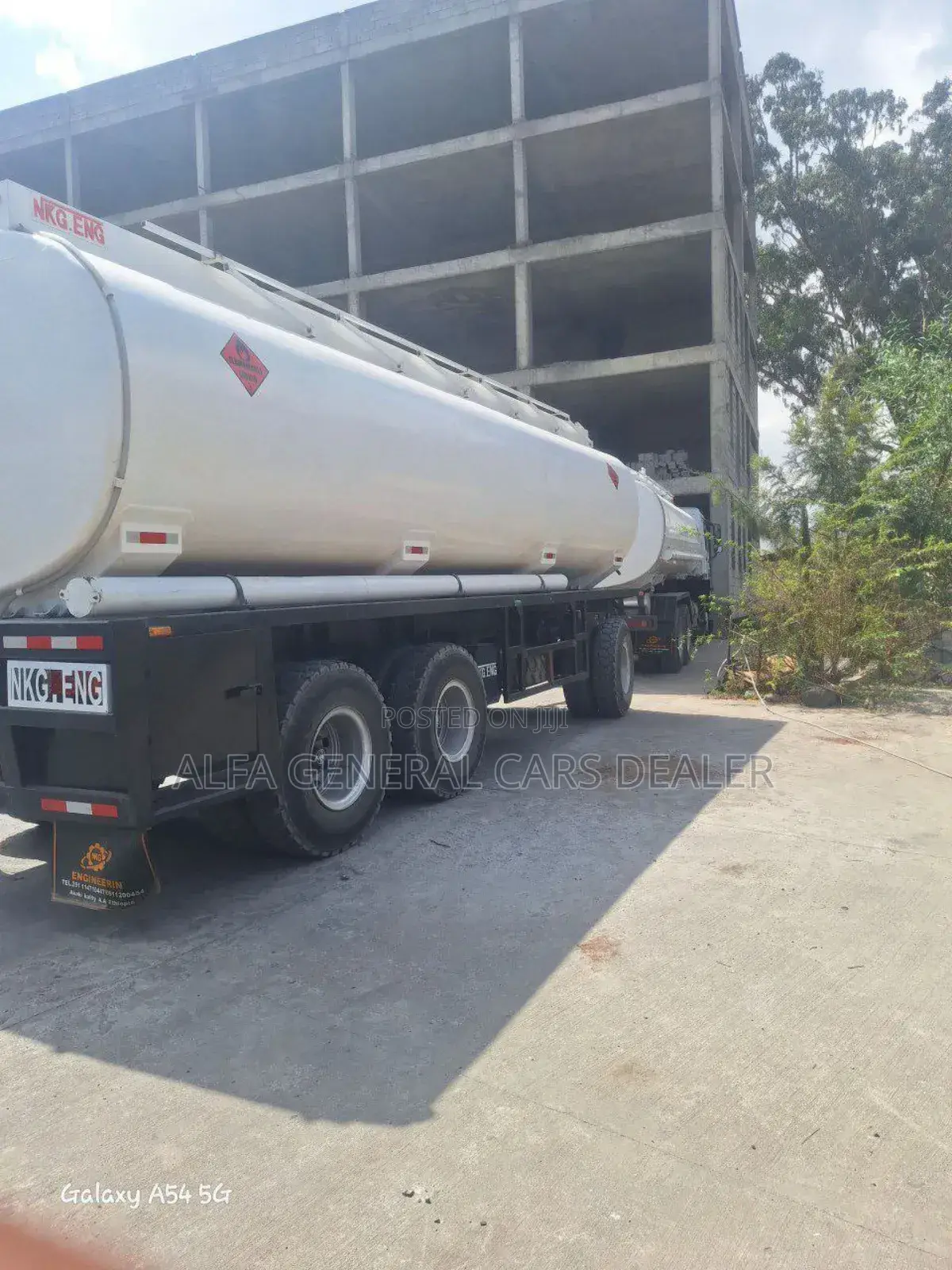 2024 ቦቴ ከነ ተሳቢው ባንክ 7.5 ሚሊየን አለበት