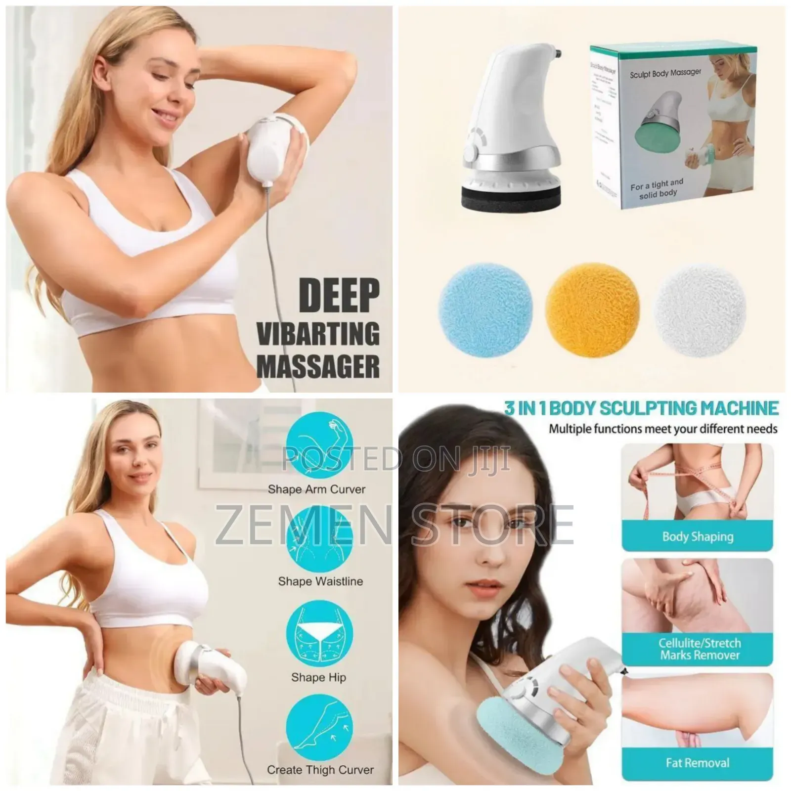 Portable Body Shaping Massager – Adjustable Speed