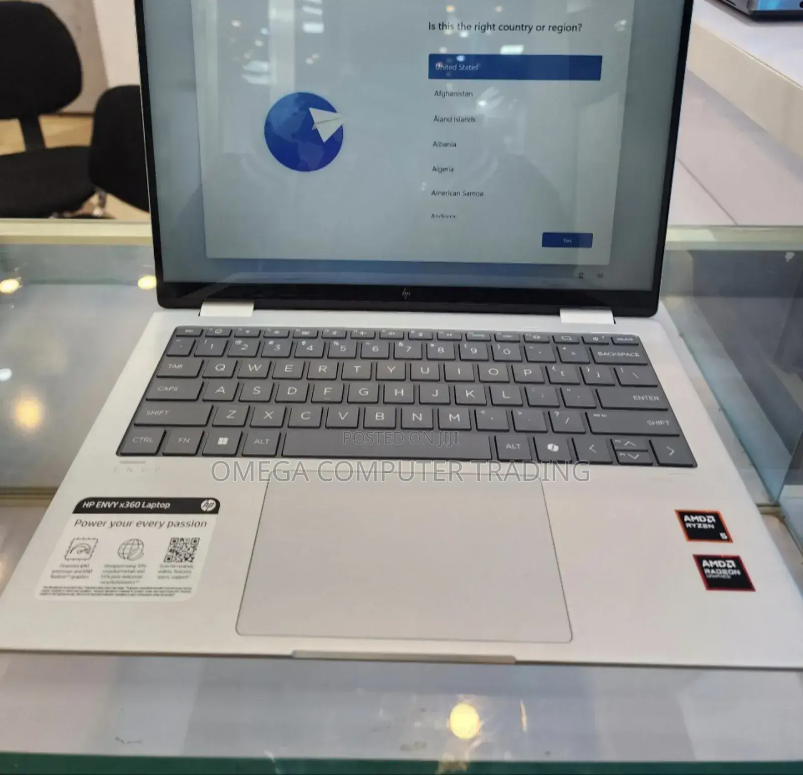 New Laptop HP Envy x360 16GB AMD Ryzen 5 SSD 512GB