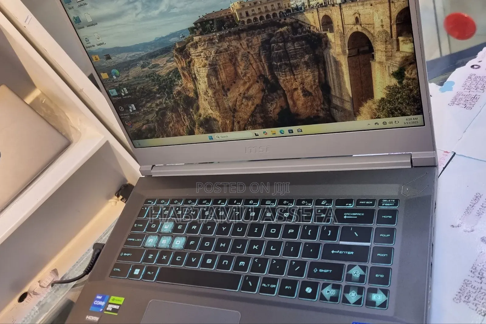 New Laptop MSI GF63 16GB Intel Core I7 SSD 1T