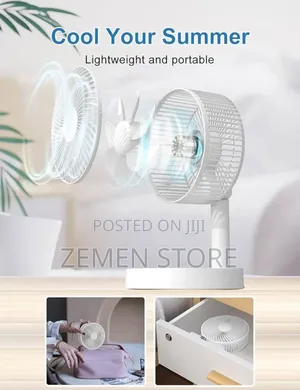 Rechargeable Foldable Table Fan