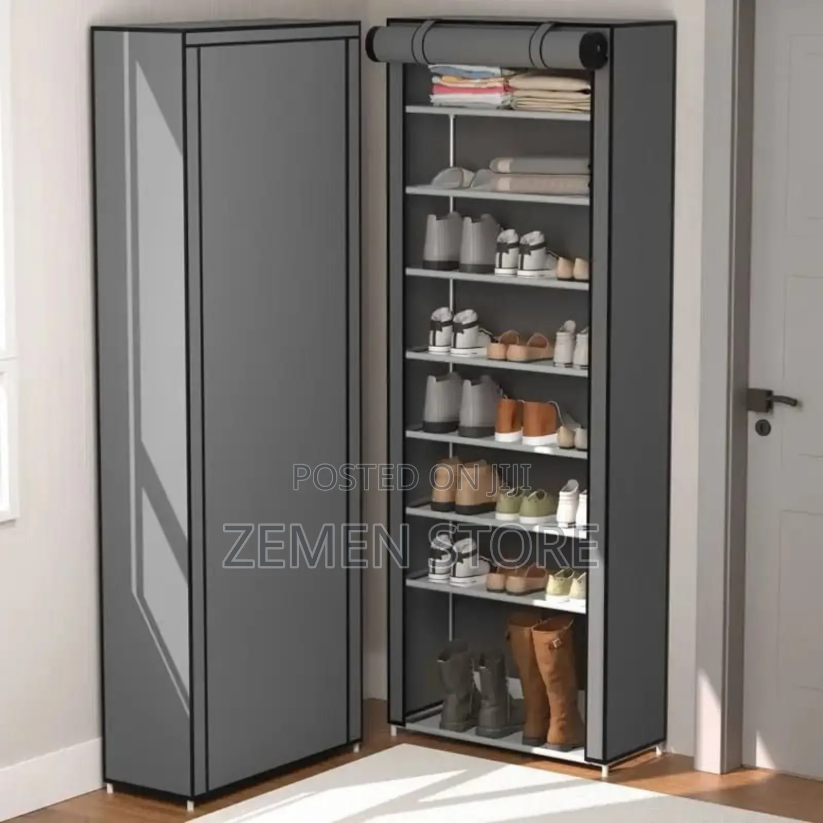 Dust Proof Shoe Rack መደርደሪያው የሽቦው