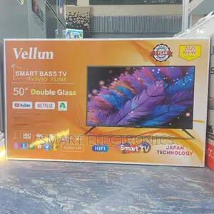 Vellum 50 Inch Tv Double Glass Smart Uhd Tv