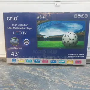 Photo - Crio 43 Inch Tv Double Glass Smart Uhd Tv