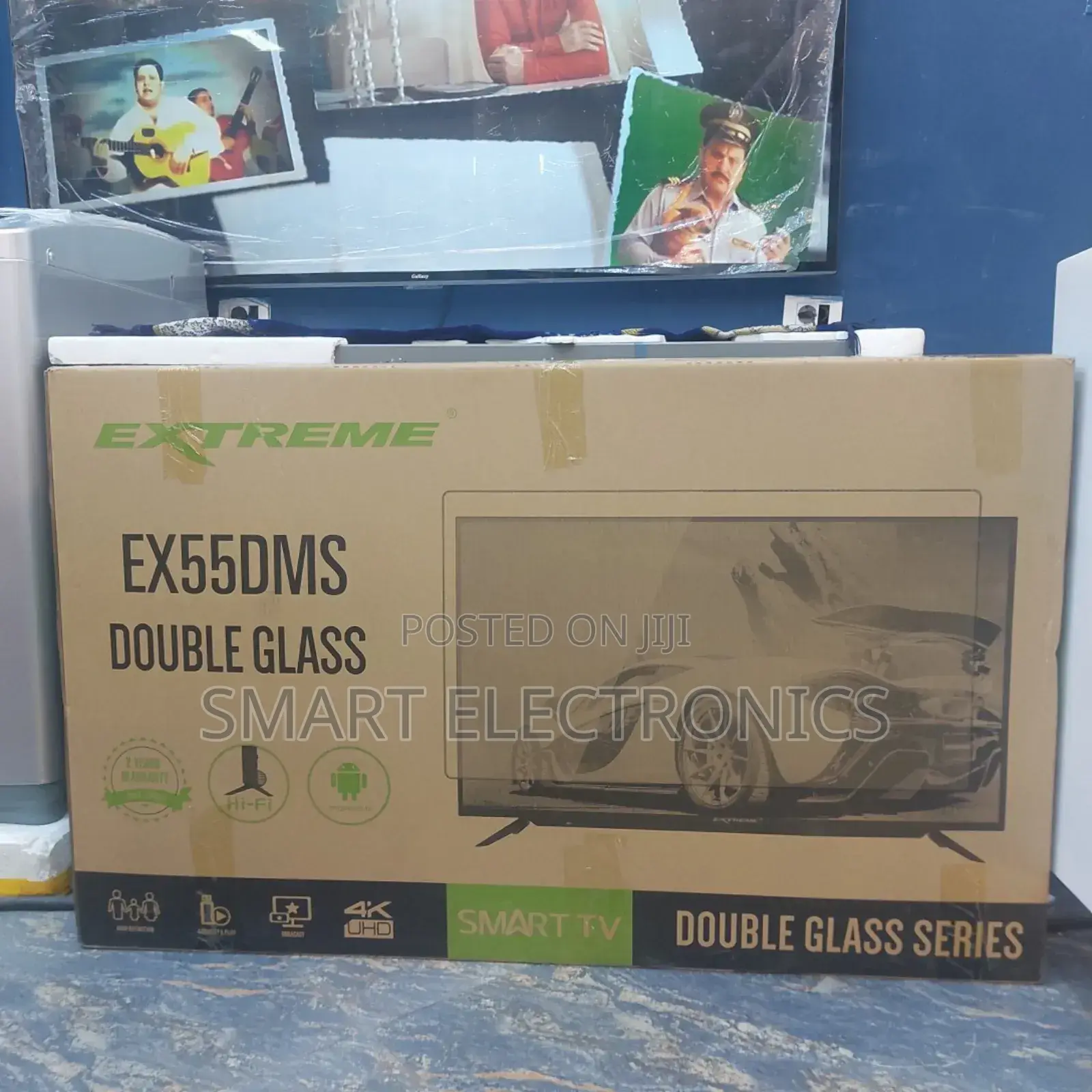 Extreme 55 Inch Double Glass Smart Uhd Tv
